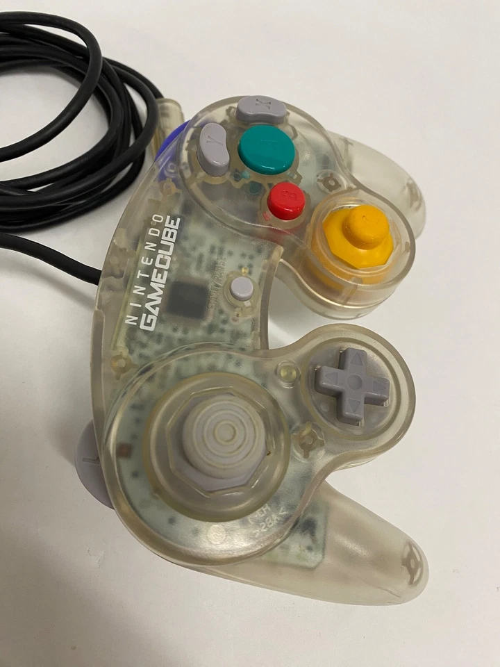Nintendo GameCube Oficial OEM Clear Skeleton Controller DOL-003 JPN | VENDEDOR DE EE. UU. Foto 4 de 4