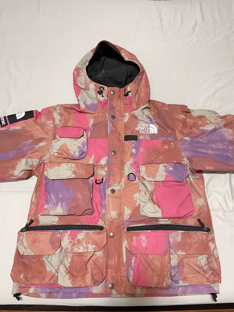 SUPREME X THE NORTH FACE CARGO JACKET PINK CAMO MULTICOLOR SS20 SIZE SMALL