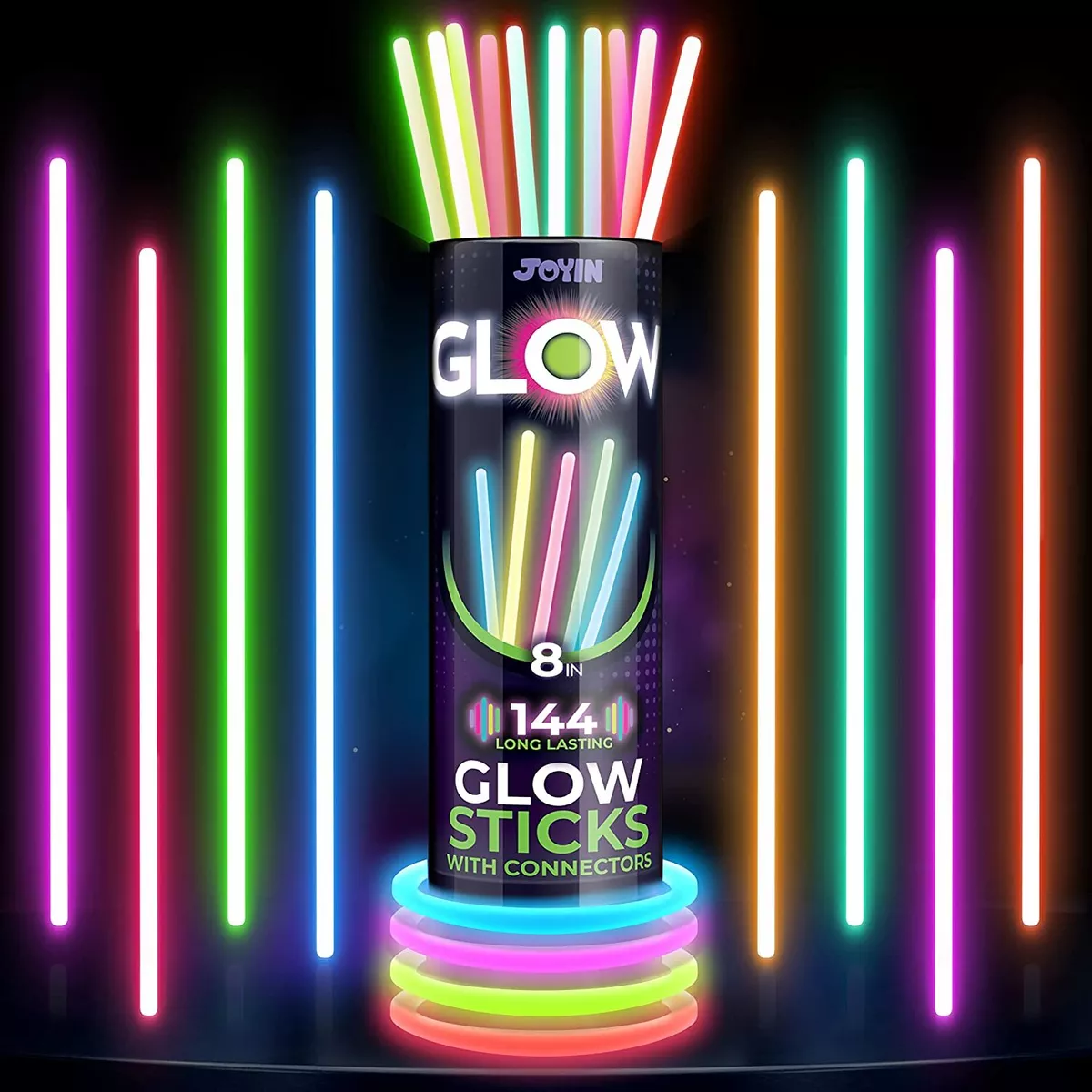 Glow sticks 2024 bracelets and necklaces