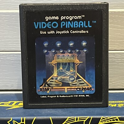 VIDEO PINBALL Atari 2600 Game cartridge 