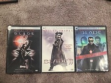 DVD Lot Of 3 Movies - Blade, Blade 2,  Blade Trinity - Wesley Snipes