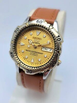 SEIKO 5 SPORTS 7S36-0180 DAY/DATE AUTOMATIC VINTAGE MEN'S WATCH | eBay