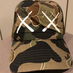 camo bape hat