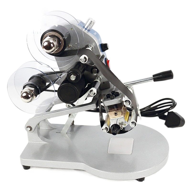 New Date Ribbon Coding Machine Thermal Manual Hot Foil Stamping Coding Printer