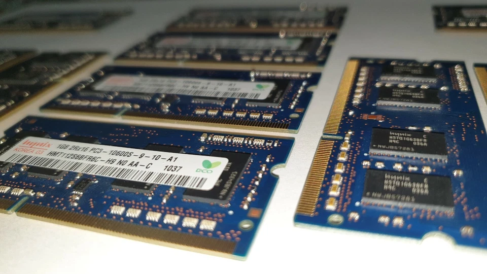 HYNIX 12x 1gb = 12GB RAM MEMORY DDR3 - 2Rx16 PC3-10600S-9-10-A1 joblot (6 pairs) - Image 2 of 4