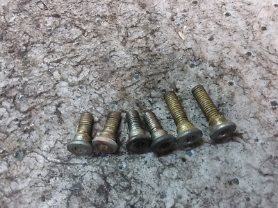 88-96 ZX6 88 1988 Kawasaki Zx600c front peg bracket bolts OEM SET