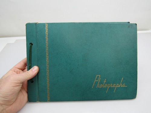 1960s B&W Photo Album BEAUTIFUL GIRL Scrapbook Greaser Guy Convertible Car - Picture 2 of 21
