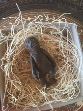 New 3D Dresden Standing Gorilla Paper Holiday Christmas Ornament Tree Deco