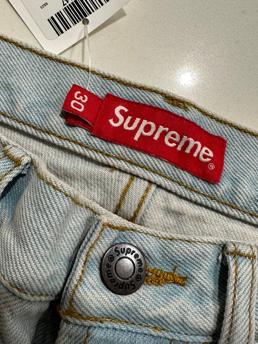 Supreme Regular Jean Washed Blue Size 30 Brand New SS23 | eBay Supreme Regular Jean Washed Blue Size 30 Brand New SS23 | eBay