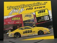 VRHTF NHRA COOL VINTAGE "TROY COUGHLIN" JEGS.COM PRO STOCK HAND OUT