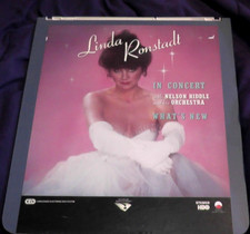 CED VIDEODISC LINDA RONSTADT CONCERT NELSON RIDDLE CAPACITANCE ELECTRONIC DISC