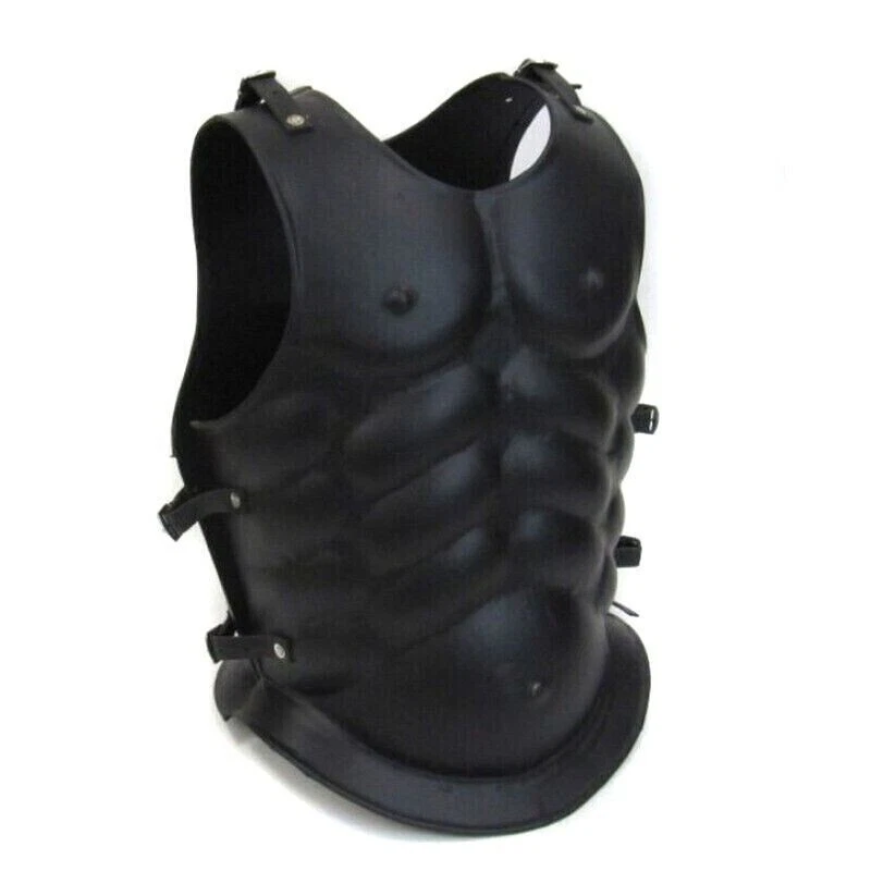 Armadura Medieval Espartano Griego Romano Cuero Armadura Muscular Pechera Coraza Regalo Foto 2 de 4
