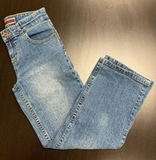 Z Cavaricci Brand Girls Blue Denim Jeans Straight Legs SIZE 8