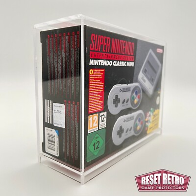Acryl Box Case passend für SNES /NES Classic mini OVP UV-Schutzhülle protector