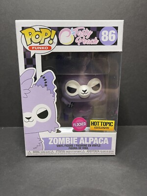 Tasty Peach Zombie Alpaca Funko Pop 86 Hot Topic Exclusize
