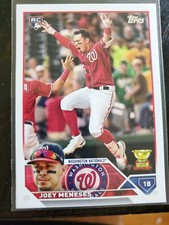 2023 Topps Series 2 Joey Meneses RC Rookie Gold Cup Base #470  Nationals MINT