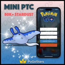 Pokémon PTC Go - Shiny Mantine - 80K Stardust✨Read Description✨