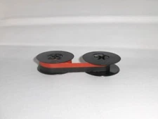  Universal Typewriter Ribbon 2" x 1/2 Inch Black and Red Ink Twin Spool SC20BR