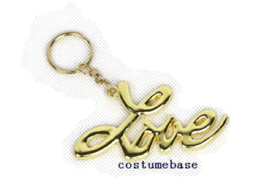 New Sex And The City LOVE Keychain Keyring Keyfob SATC Gold