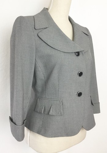 Tahari Arthur S. Levine Blazer Jacket Suit Career Size 6P - Picture 3 of 6