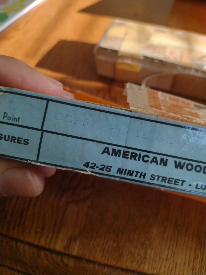 6 Point Copperplate Gothic Heavy #22 Figures Letterpress American Wood Type - Image 3 of 4