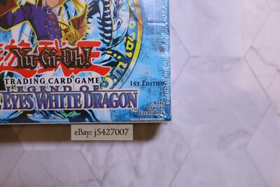 Yugioh English 2002 LOB Legend of Blue Eyes White Dragon 1st Edition Glossy  Box | eBay