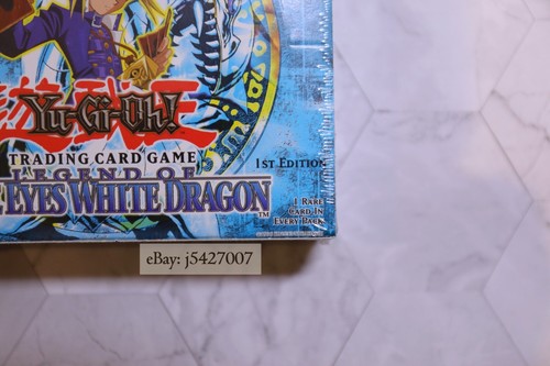 Yugioh English 2002 LOB Legend of Blue Eyes weißer Drache 1. Auflage glänzende Box - Bild 4 von 10