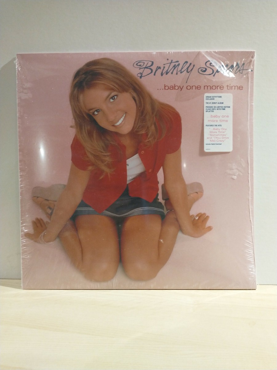 Britney Spears Baby One More Time Vinyl Clear Pink Splatter