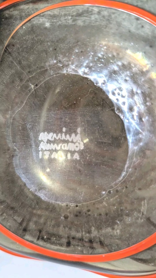 Bottiglia VENINI Murano anni '70 Glass Filo Girato Bottle eBay