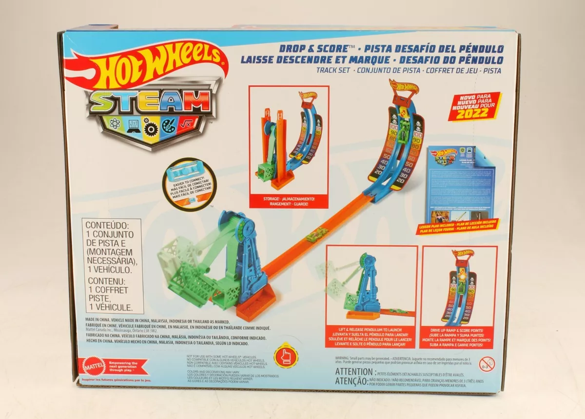 *Hot Wheels STEAM Drop & Score Car Race Track - HJC50