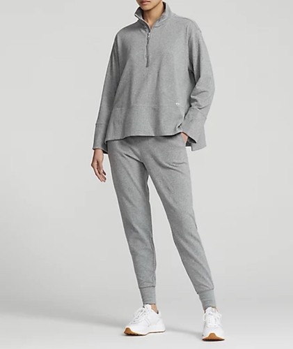 Ralph Lauren Women’s Plus Size Grey Terry Joggers Pants Size 1X NEW