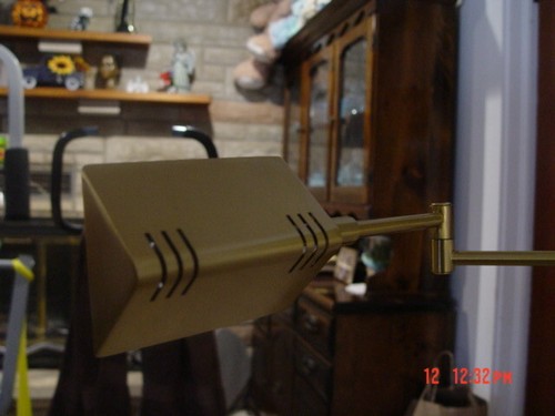 O Bright Led Brass Floor Lamp,Dimmable,Soft White,12 Watts,360 degree swing arm - Picture 6 of 22