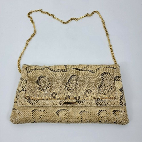 Sac bandoulière vintage Susan gail véritable serpent fermeture à pression fabriqué en Espagne - Photo 2/8