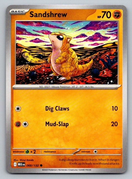 Sandshrew ME01: Mega Evolution 068/132 NM
