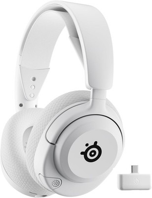 SteelSeries Arctis Nova 5P Wireless Multi-System Gaming Headset   White