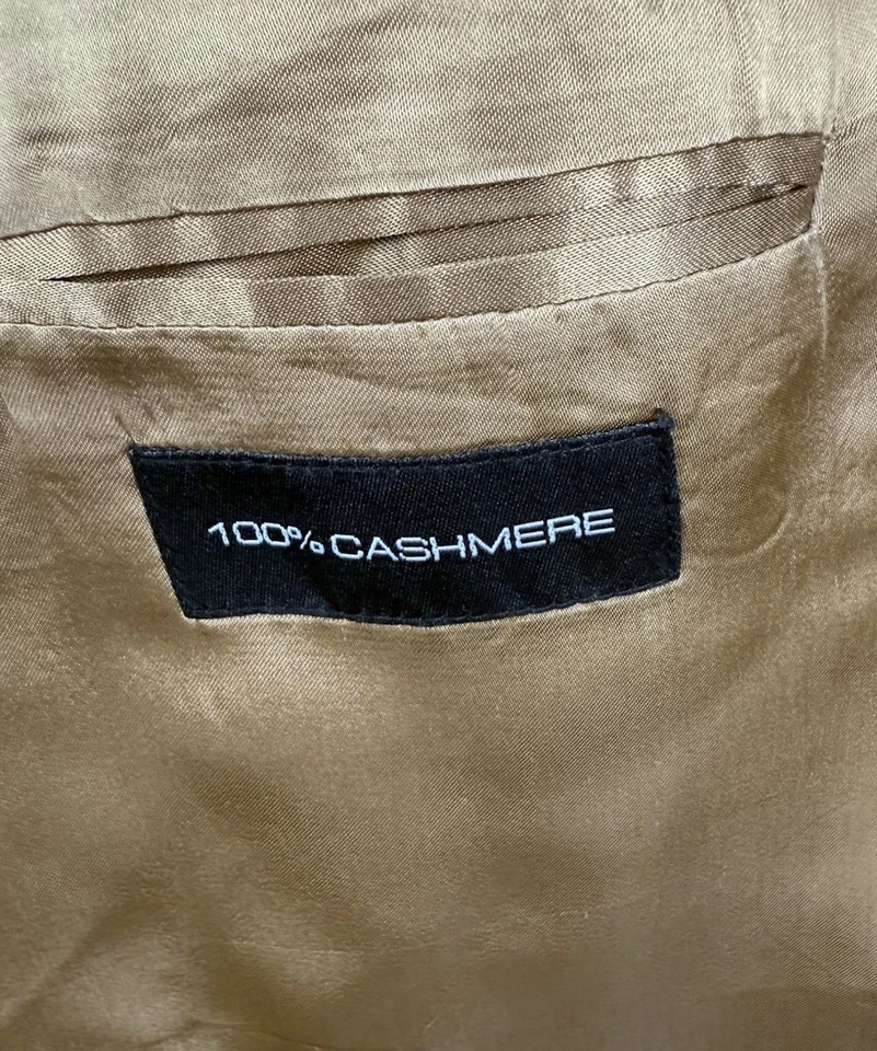 Haspel Blazer Sport Coat Jacket Mens 48R Brown 100% Cashmere Two Button Lined - Image 3 of 4