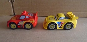 Duplo Lego #6133 Disney Cars Race Day McQueen Jeff Gorvette Complete O28