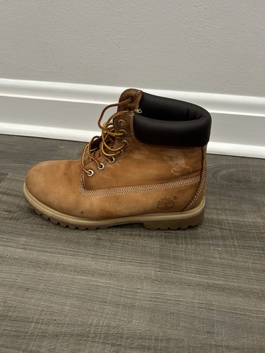 Men's Timberland Premium 6-Inch Waterproof Boot, Wheat Nubuck, Size 10 M 100968 - Bild 9 von 16