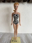 Vintage Blonde Ponytail Barbie Doll in Original Swimsuit