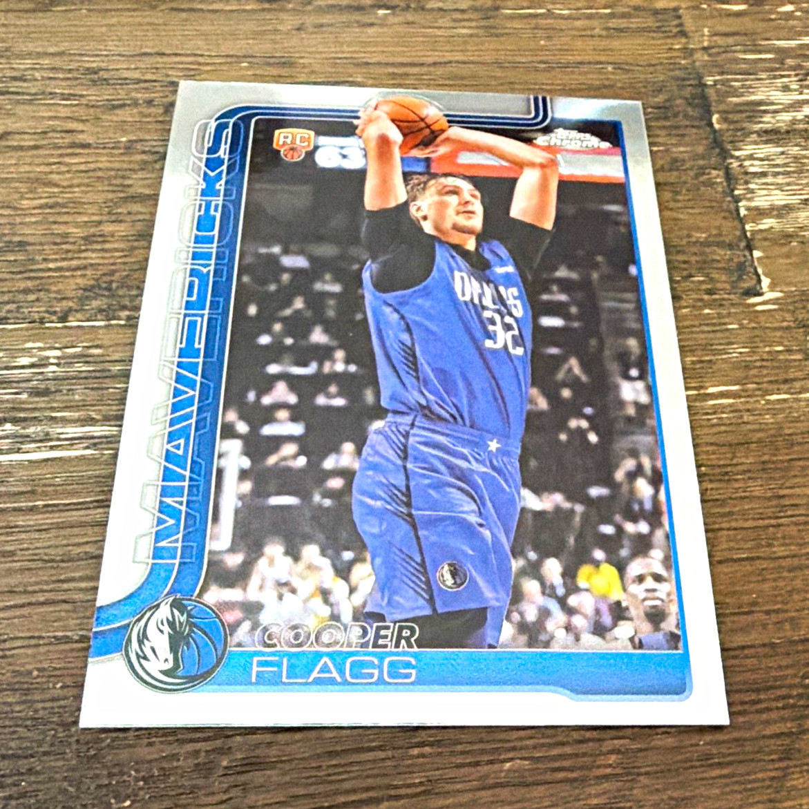 Topps 2025-26 Topps Chrome Cooper Flagg Rookie Dallas Mavericks #251