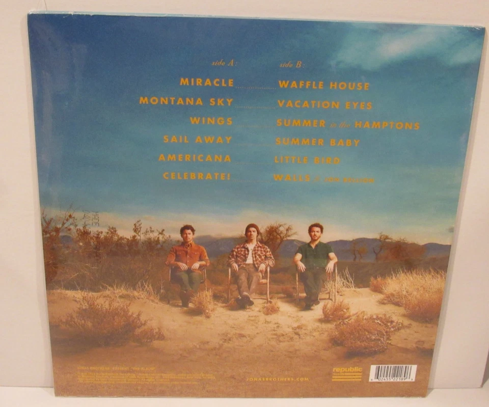 Jonas Brothers The Album Bundle Vinyl Exclusive Americana Edition Signed POSTER - Image 2 of 3
