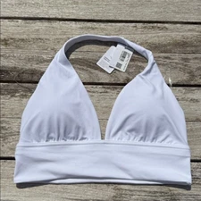Lululemon Align Halter Bra Light Support, C/D CupWhite size 10 NWT