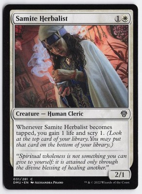 Samite Herbalist 31 Common Dominaria United Magic: The Gathering Lightly Played