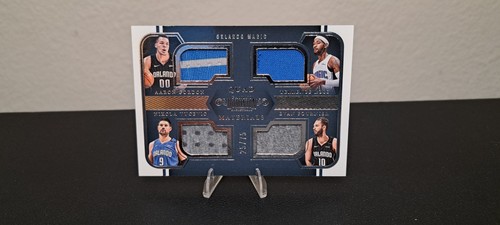 2017-18 Panini Dominion Aaron Gordon, Evan Fournier, Vucivic,Ross QUAD Patch /99 - Picture 1 of 3