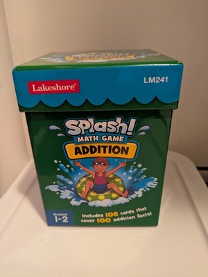 Lakeshore Splash! Math Addition Game Kids Math Game Grades 1 & 2 Homeschool 