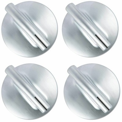4 Cooktop Burner Knob WP74010839 for Jenn-Air JED8430BDB JED8430BDF JED8430BDS