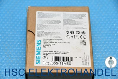 Siemens 3RQ3055-1SM30 Koppelrelais DC 24V (Qty5)