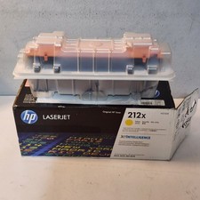 HP 212X Yellow High Yield Toner Cartridge W2122X Genuine New Open Box Free Ship