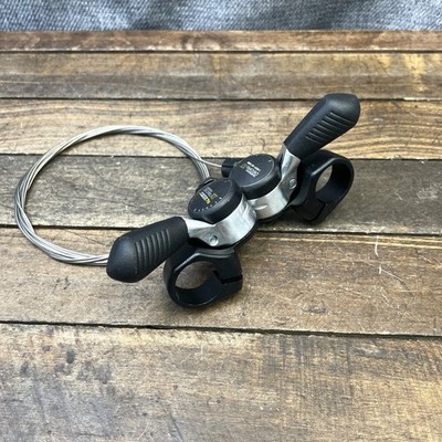 Vintage Shimano Deore XT SL-M732 7 Speed Thumb Trigger Shifter Set