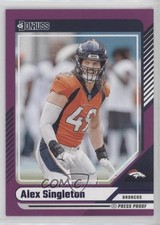 2024 Panini Donruss Purple Press Proof Alex Singleton #231 5cb